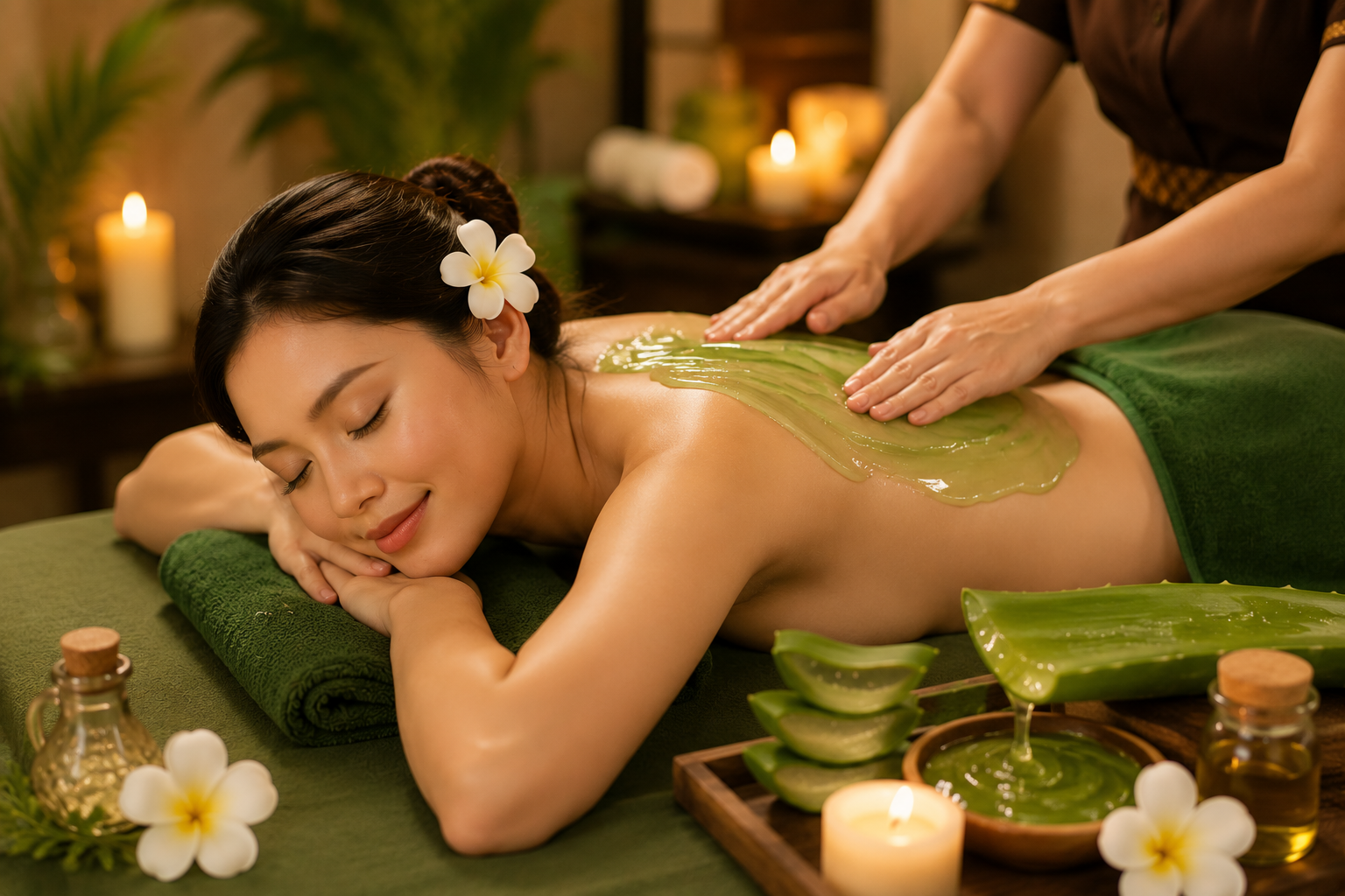Aloe Massage